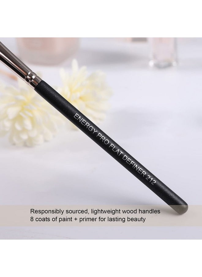 Energy - Flat Eyeliner Eyebrow Concealer Brush Pro Flat Definer Firm Stiff Thin Synthetic Bristle Precision Lash Liner Brow Conceal For Defining Shaping Eyebrows With Gel Powder Cream Cake Makeup 212 - Image 1