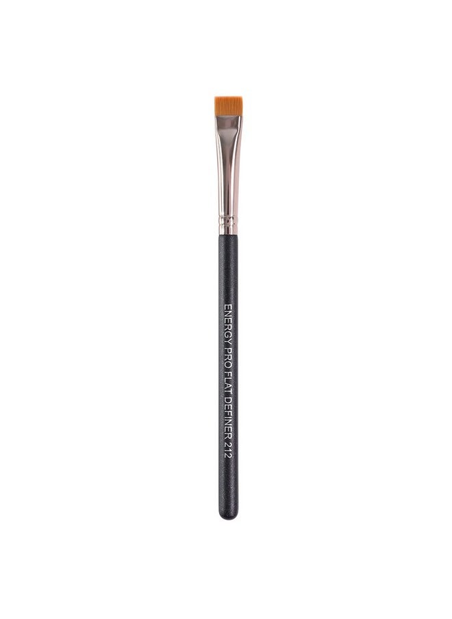 Energy - Flat Eyeliner Eyebrow Concealer Brush Pro Flat Definer Firm Stiff Thin Synthetic Bristle Precision Lash Liner Brow Conceal For Defining Shaping Eyebrows With Gel Powder Cream Cake Makeup 212 - Image 1