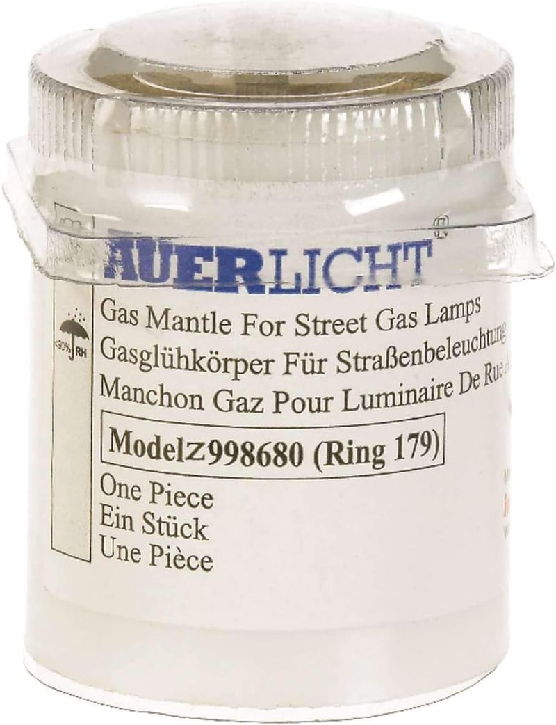 Preformed Mantle for Outdoor Gaslights Ring 179B; 5 Pack