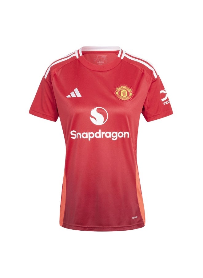 Adidas Adidas Mufc H Jsy W Red Football Jerseys For Women 2Xs  - Image 2