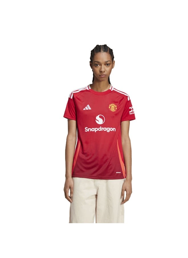 Adidas Adidas Mufc H Jsy W Red Football Jerseys For Women 2Xs  - Image 4