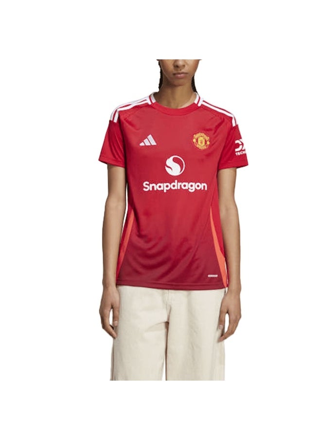 Adidas Adidas Mufc H Jsy W Red Football Jerseys For Women 2Xs  - Image 5