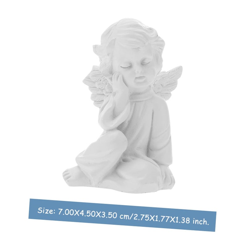 Balaco Angel Decor Statue Durable Angel Sculpture For Living Room Home Accents 4 72 Inch - Image 3