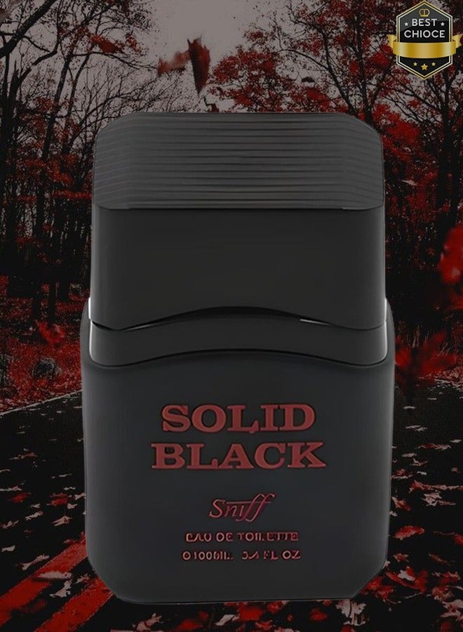Sniff 12 Pieces Solid Black Perfume For Men 100ml EDT - Image 2