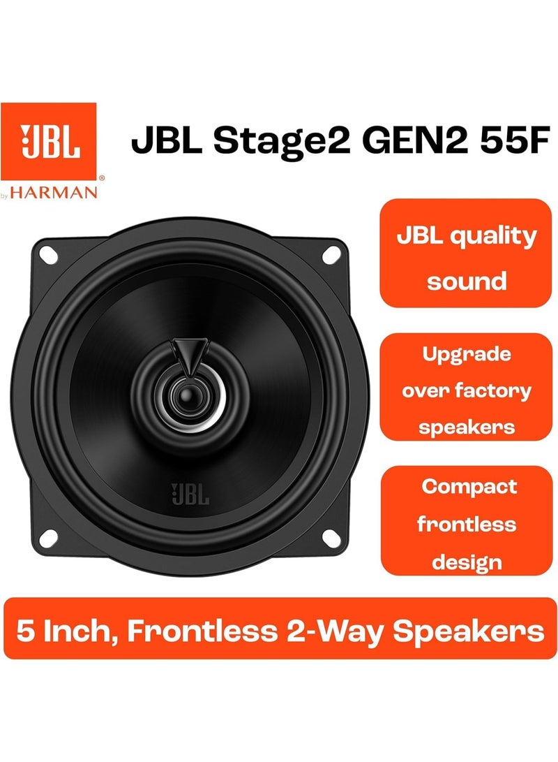 JBL Stage2 55F – 5.25" 2-Way Audio Car Speakers, 400W Peak / 50W RMS - Image 4