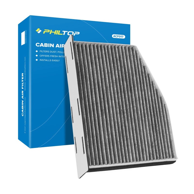 PHILTOP HEPA Cabin Air Filter wActivated Carbon Compatible with CF10373 Volkswagen Jetta Passat Beetle Tiguan CC Rabbit GTI Golf Eos R32 Golf R Audi Q3 Quattro Q3 A3 TT TT Quattro - Image 2