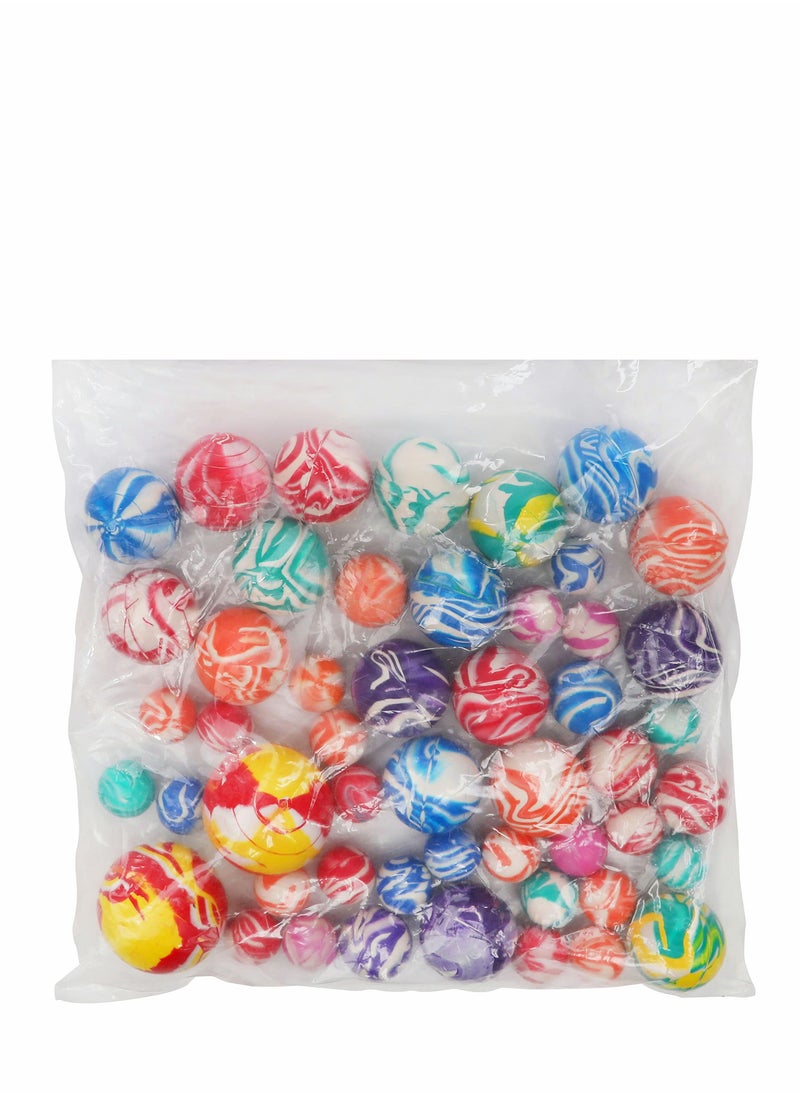Generic - Super Bouncy Balls, Toys Bounce Ball Party Favors, 50 Assorted Sizes Bulk Set, Partys, Vending Machines, Toy, Prizes and Birthday Gifts for Boys Girls Ages 3+ Years Old - Image 1