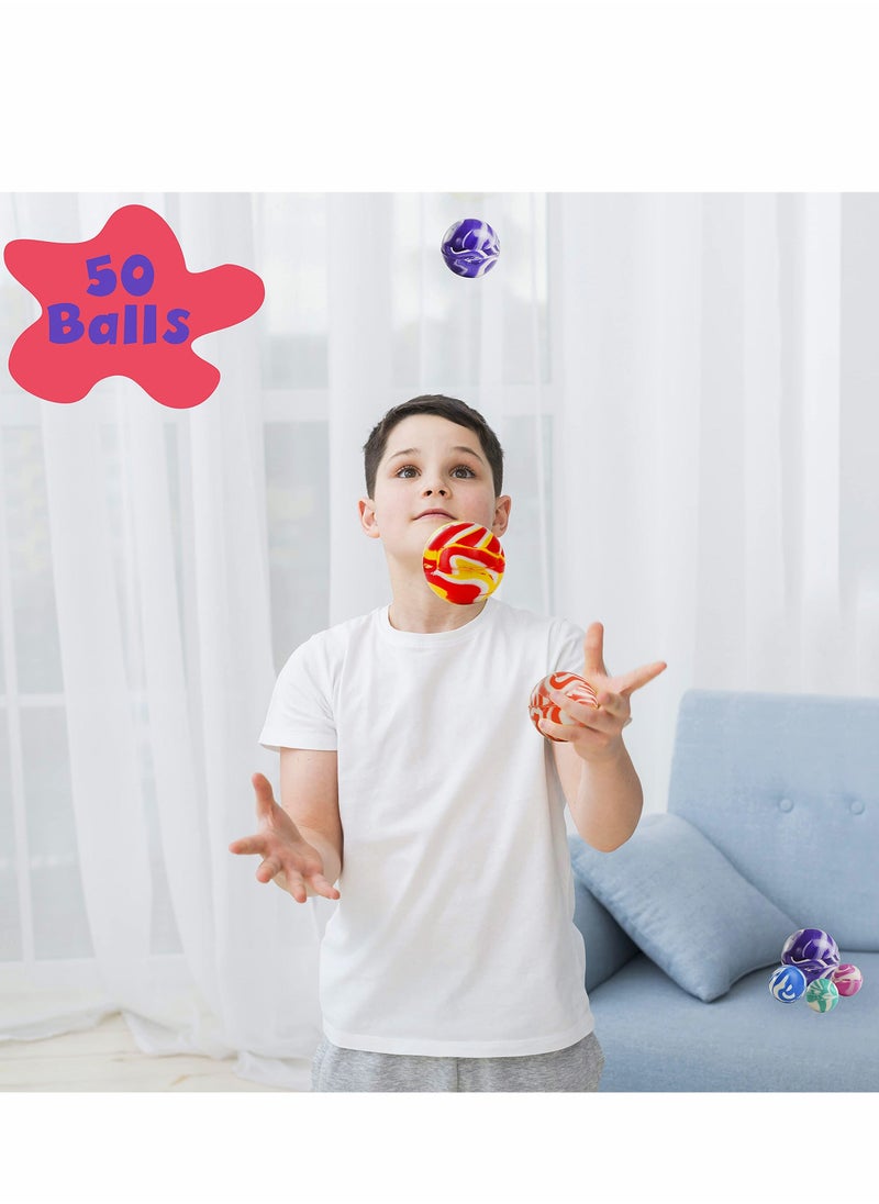 Generic - Super Bouncy Balls, Toys Bounce Ball Party Favors, 50 Assorted Sizes Bulk Set, Partys, Vending Machines, Toy, Prizes and Birthday Gifts for Boys Girls Ages 3+ Years Old - Image 1