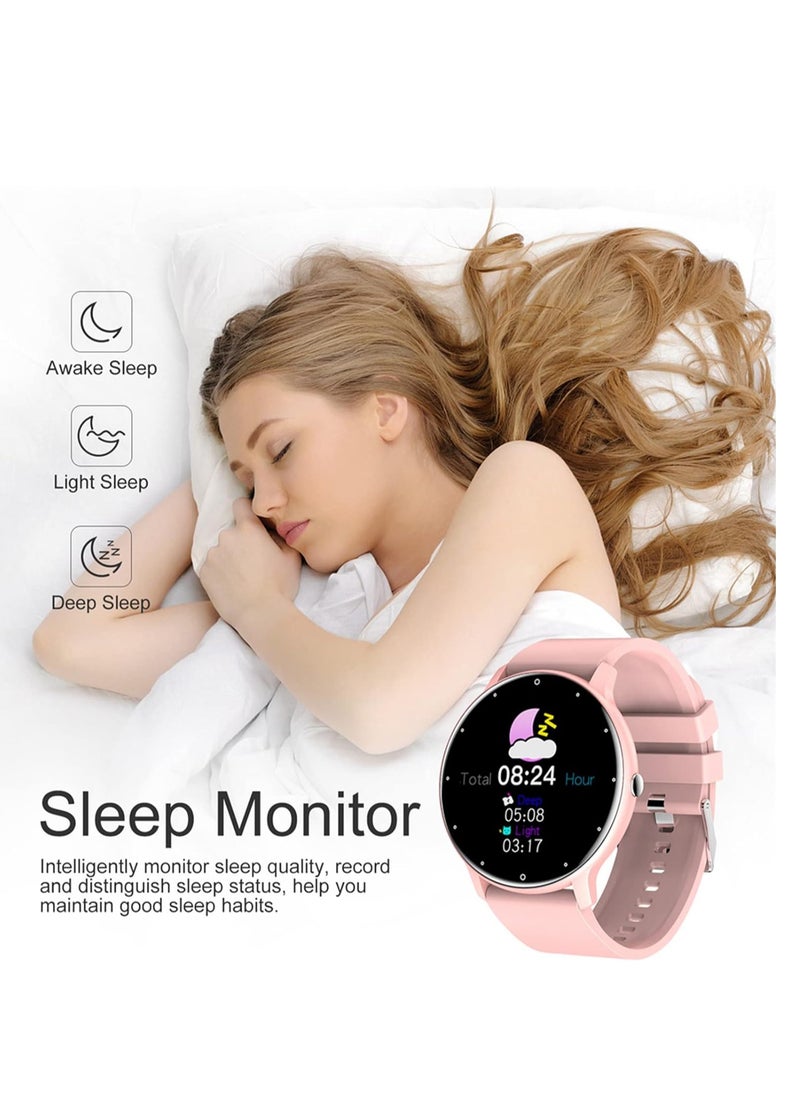 Generic ZL02D Smart Watch, 1.28 Inch Touch Screen Fitness Tracker with Message Reminder, Blood Oxygen, Heart Rate Monitor, Sleep Analysis, Sports Modes for Android iOS  - Image 4