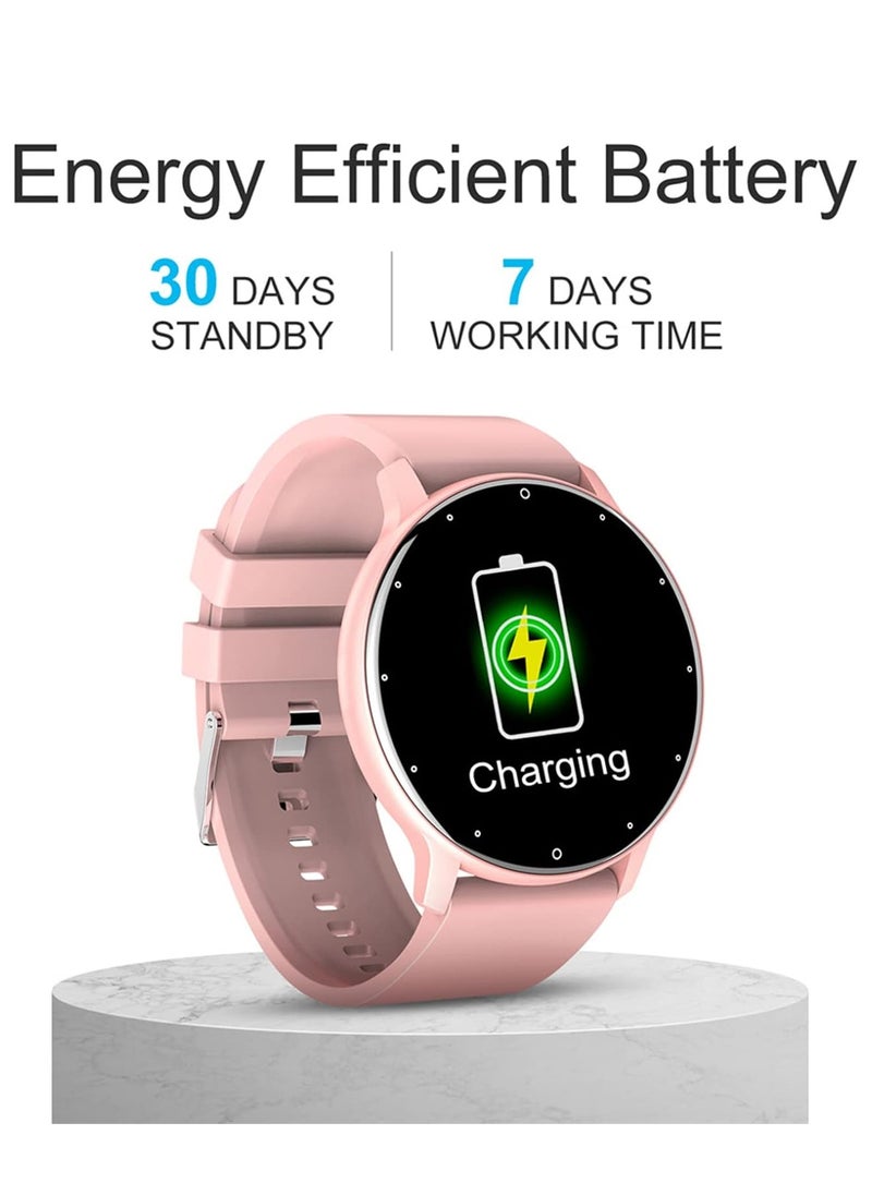 ZL02D Smart Watch, 1.28 Inch Touch Screen Fitness Tracker with Message Reminder, Blood Oxygen, Heart Rate Monitor, Sleep Analysis, Sports Modes for Android iOS