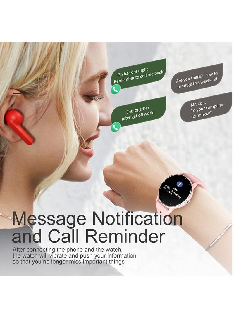 Generic ZL02D Smart Watch, 1.28 Inch Touch Screen Fitness Tracker with Message Reminder, Blood Oxygen, Heart Rate Monitor, Sleep Analysis, Sports Modes for Android iOS  - Image 2
