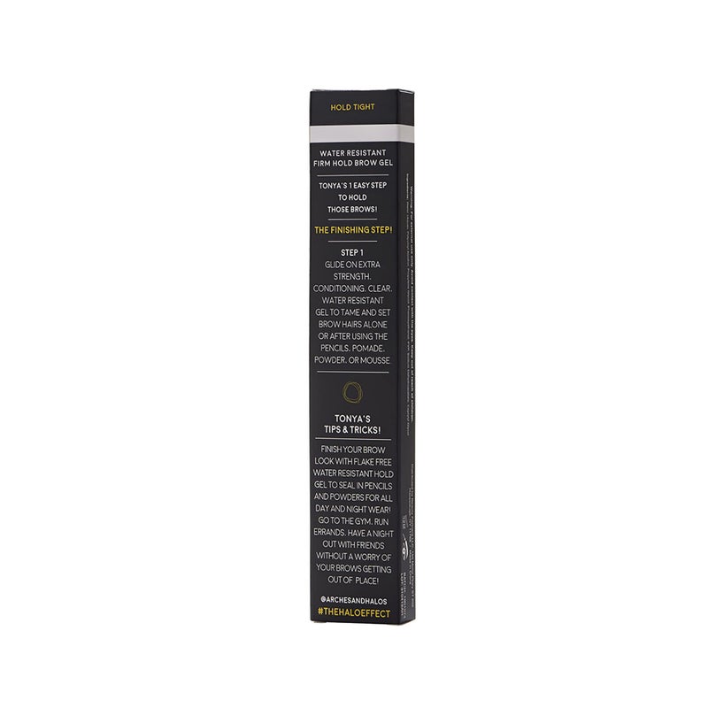 Arches & Halos Arches and Halos Water Resistant Firm Hold Eyebrow Gel - Clear Brow Gel for Lasting Definition - Non Flaking Weightless Formula - Vegan - 0.1 oz - Image 5