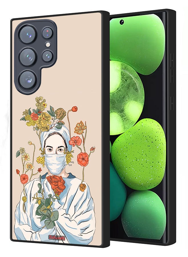 Tolwak Samsung Galaxy S23 Ultra 5G Protective Case Cover Nurse Art - Image 1