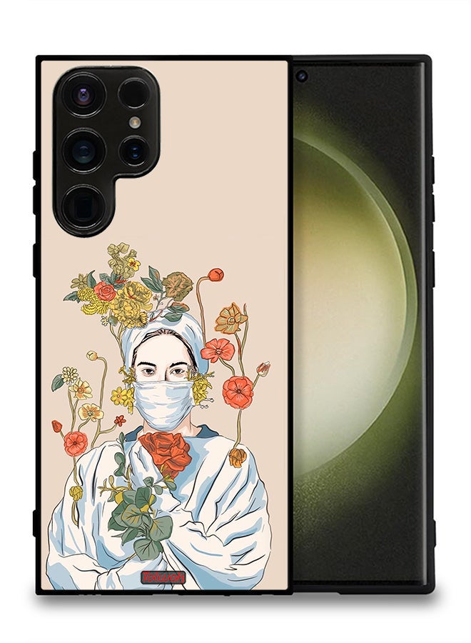 Tolwak Samsung Galaxy S23 Ultra 5G Protective Case Cover Nurse Art - Image 2