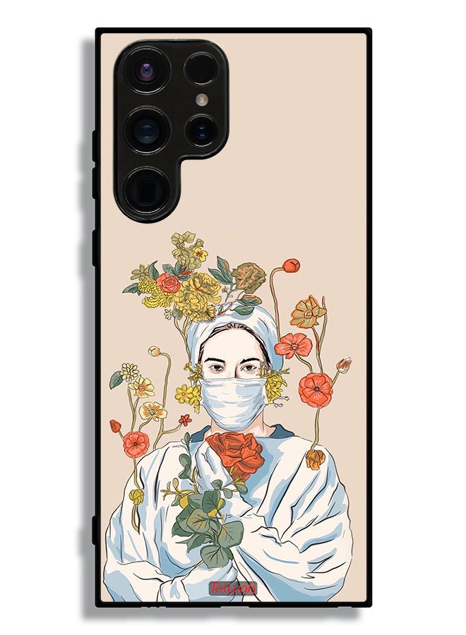 Tolwak Samsung Galaxy S23 Ultra 5G Protective Case Cover Nurse Art - Image 3