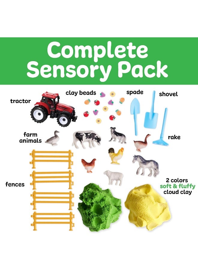 Creativity for Kids Sensory Pack: Farm, Sensory Toys for Toddlers, Pretend Play Farm Animals for Kids, Toddler Travel Toys & Easter Basket Stuffers (Ages 3+) - Image 2