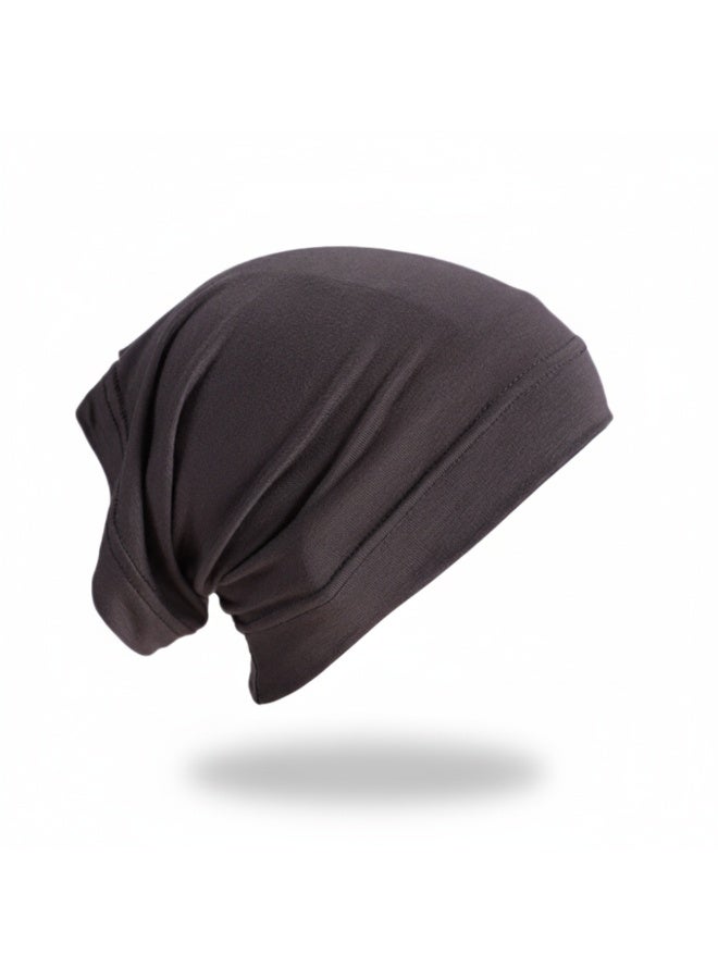 abshir Slouchy Beanie Hat Soft Cotton Blend, Lightweight Casual Style, Stretchy Slouch Cap  FREESIZE,