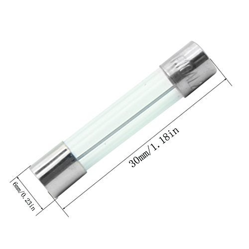 XFFCSEC Fuse Holder Kit:10pcs 18 AWG Screw Type 5X20 Inline Fuse Holder + 150pcs Quick Blow 250V Fuse 0.1A,0.2A,0.5A,1A,2A,3A,5A,8A,10A,15A,5x20mm, 0.5A,1A,5A,10A,15A,6x30mm - Image 3