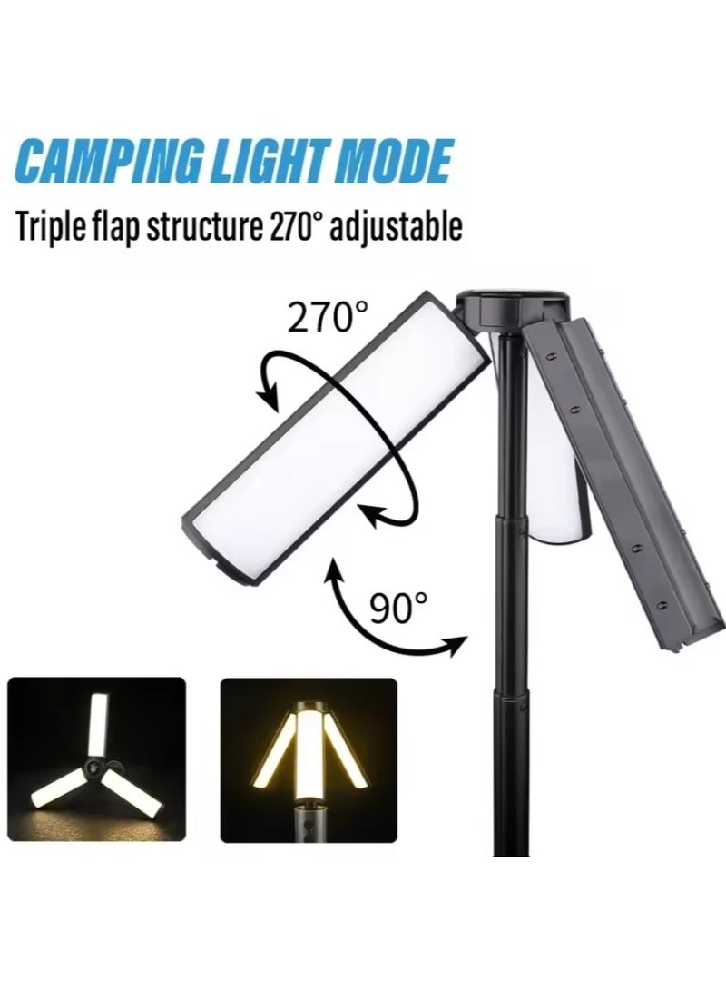 Portable Camping Lantern 3000Mah Rechargeable Camping Light with Bright LED for Outdoor Emergency Outages Hiking - Image 2