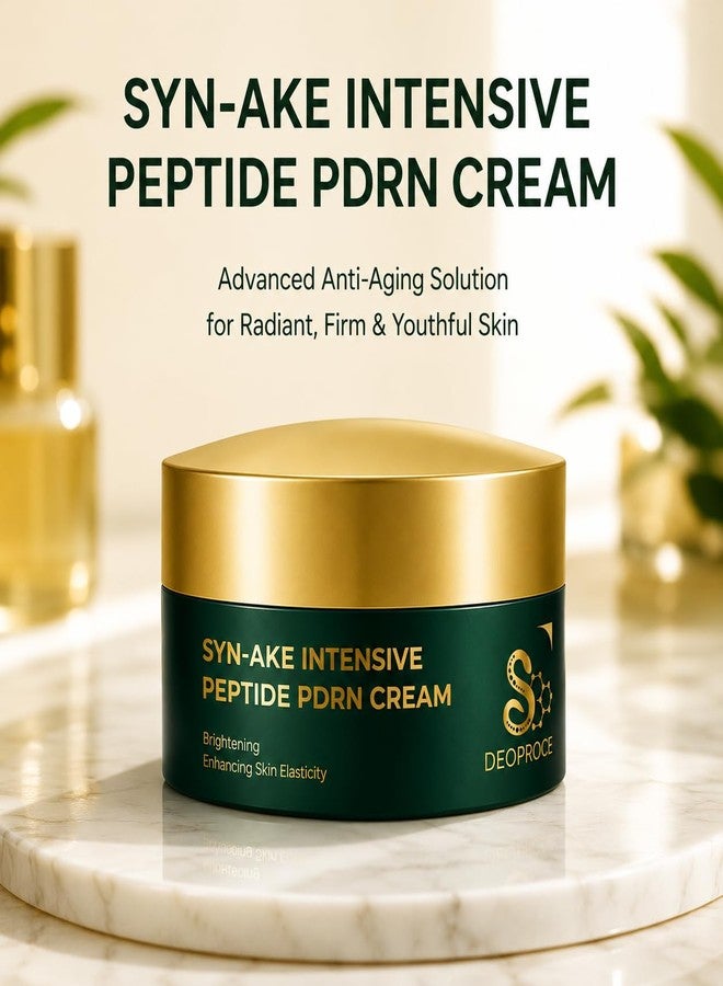Deoproce Syn-Ake Intensive Peptide PDRN Cream 100g | Korean Facial Moisturizer with PDRN, Multi-Peptides, Hyaluronic Acid & Collagen | Hydrating Skin Care for Smooth, Radiant Skin & Natural Glow - Image 3