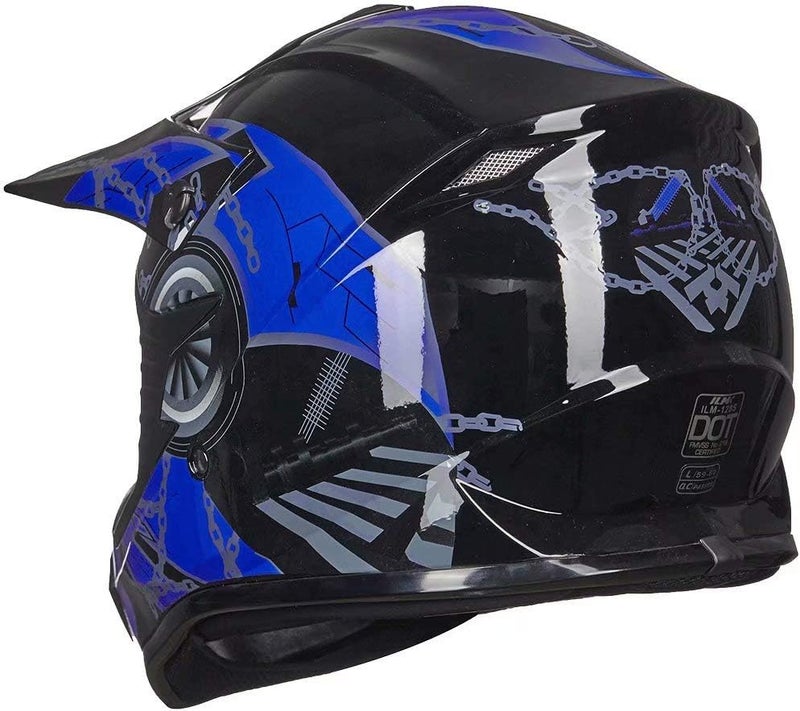 ILM Kids Youth Adult Dirt Bike Helmet - DOT Approved Full Face Motocross ATV BMX MX - Image 5