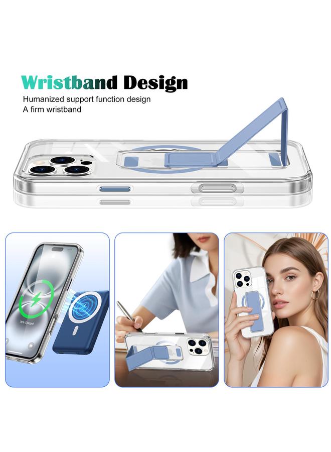 Zaboon Case For iPhone 13 Pro Clear Wristband Holder MagSafe Phone Case - Image 2