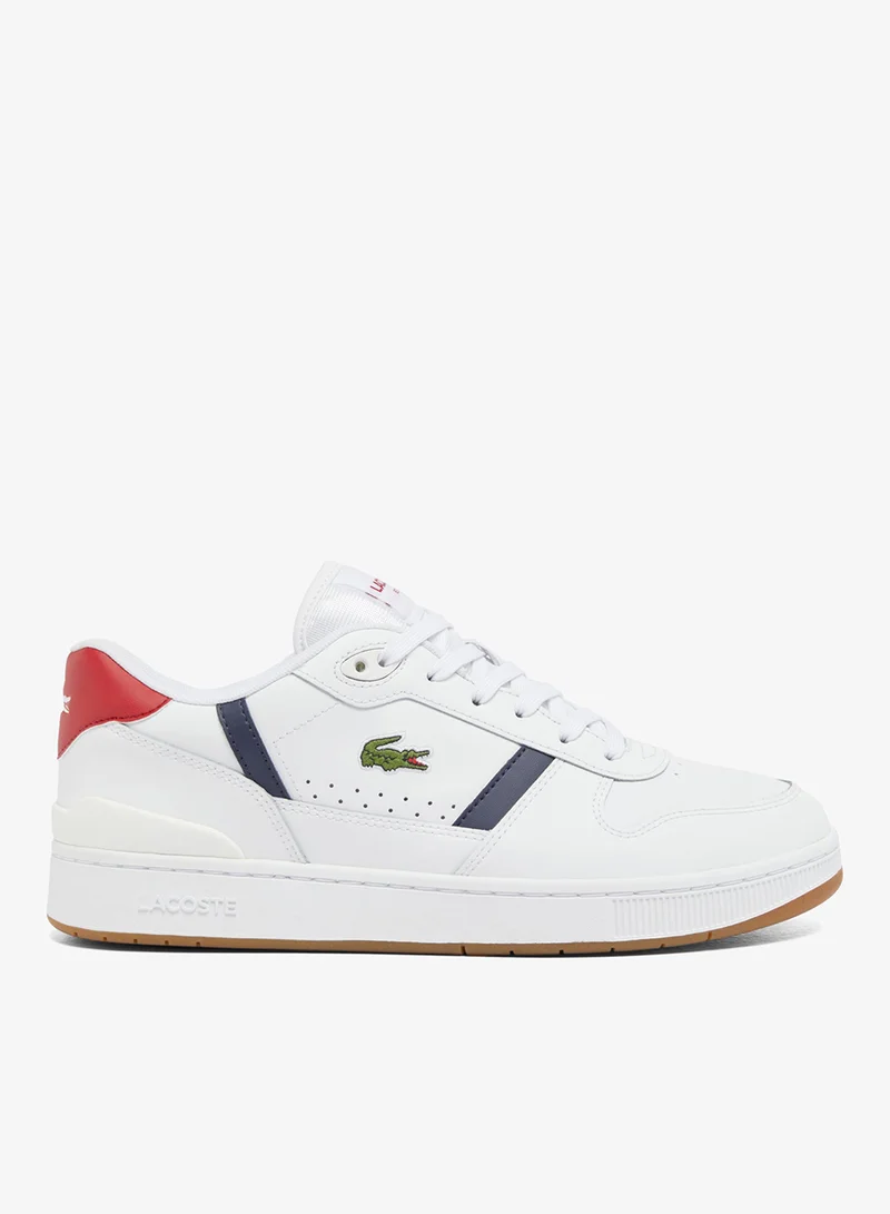 LACOSTE T-Clip Set Low Top Lace Up Casual Sneakers