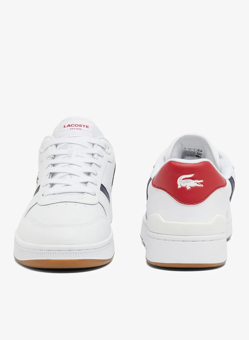 LACOSTE T-Clip Set Low Top Lace Up Casual Sneakers
