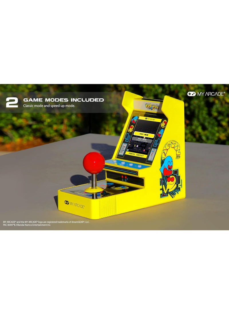 My Arcade - My Arcade Pac-Man Joystick Player:Officially Licensed Retro Gaming Console, 2 Game Modes Classic Arcade Machine, Portable Game for Kids and Adults - Image 1