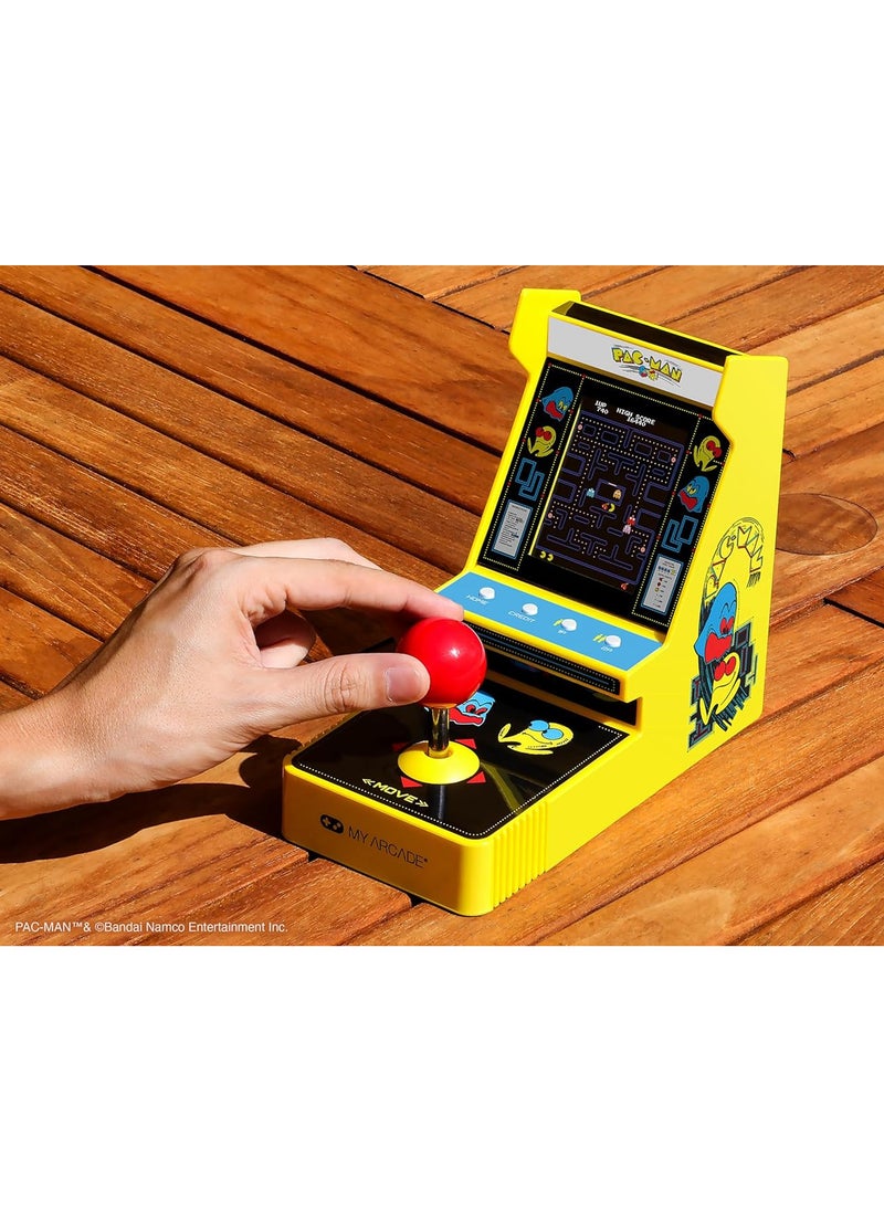 My Arcade - My Arcade Pac-Man Joystick Player:Officially Licensed Retro Gaming Console, 2 Game Modes Classic Arcade Machine, Portable Game for Kids and Adults - Image 1