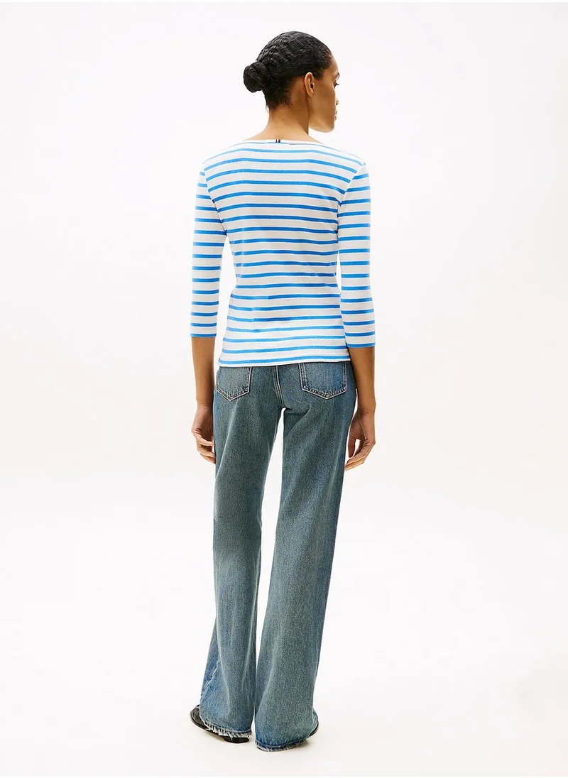 TOMMY HILFIGER Striped Crew Neck T-Shirt