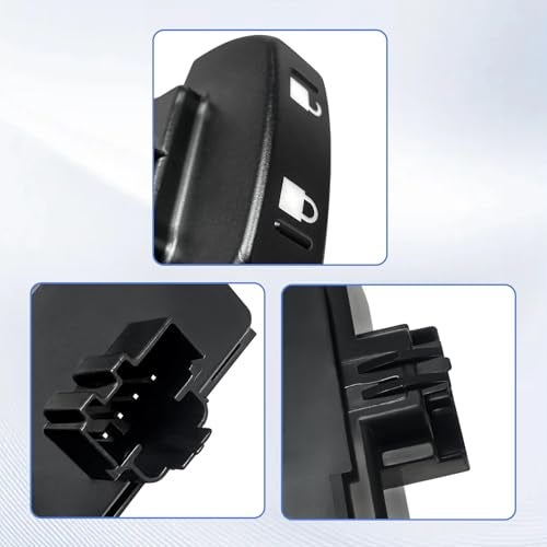 QFISH Front Power Door Lock Switch Compatible with 2009-2014 Ford F-150 Replace 9L3Z-14028-AA SW-7254 Front Door Switch Assembly - Image 4