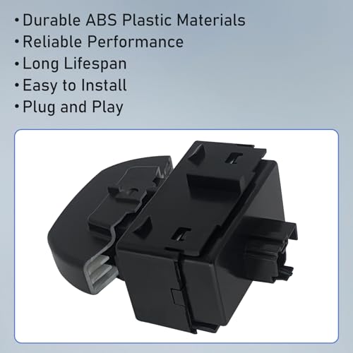 QFISH Front Power Door Lock Switch Compatible with 2009-2014 Ford F-150 Replace 9L3Z-14028-AA SW-7254 Front Door Switch Assembly - Image 5