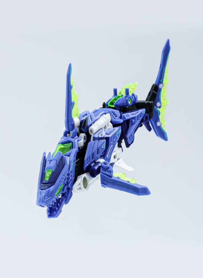 52TOYS BEASTDRIVE BD-02 Hydro Bullet Shark Deformation Toys Action Figure, Converting Toys in Vehicle and Beast, Perfect Birthday Party Gift for Teens and Adults - Image 3