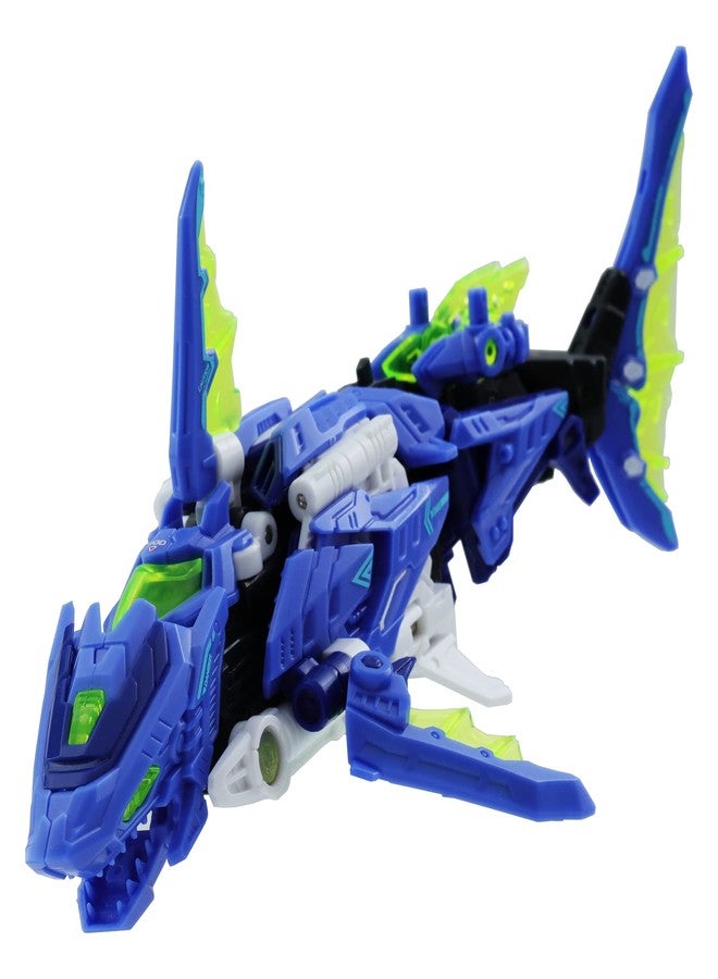 52TOYS BEASTDRIVE BD-02 Hydro Bullet Shark Deformation Toys Action Figure, Converting Toys in Vehicle and Beast, Perfect Birthday Party Gift for Teens and Adults - Image 5