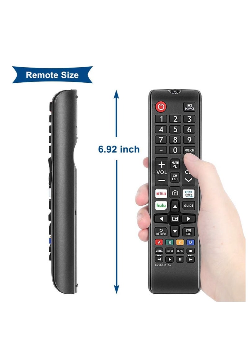 ELTRAZONE BN59-01315A BN59-01315D Replacement Remote Control for Samsung Smart 4K UHD Curved Series 8/7/6 HDTV LED, Compatible with UN 32/40/43/50/55/58/65/75 Inch N/NU/RU Series 5300 6900 710D – Battery Included - Image 3