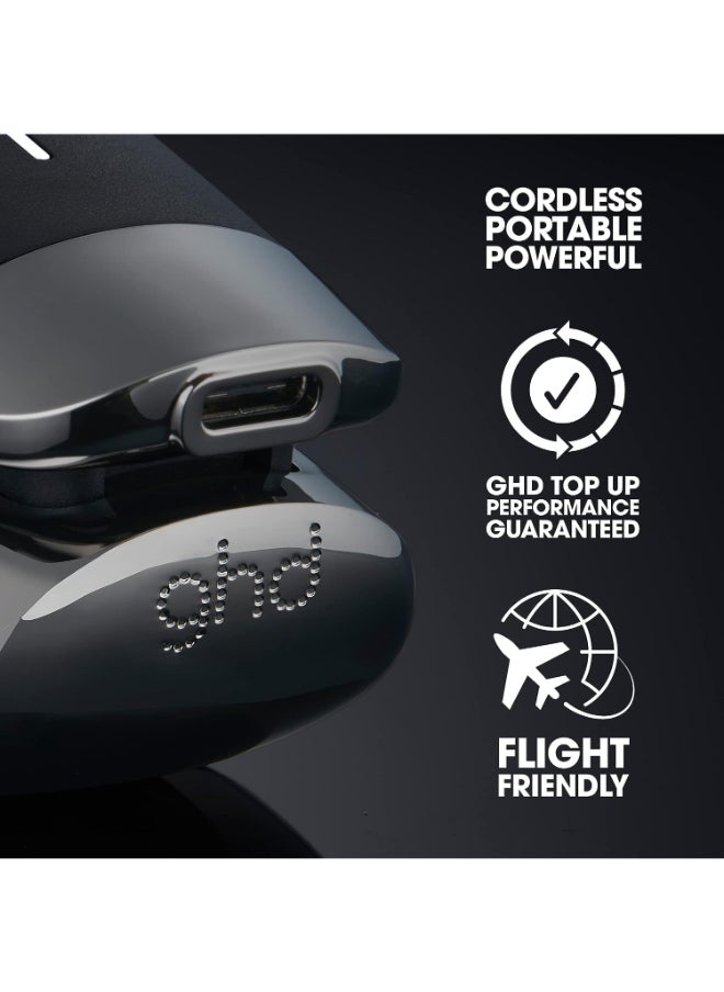ghd - GHD Unplugged Styler Cordless Flat Iron Hair Straightener, Professional Travel Straightening Iron With Heat-Resistant Case, Usb-C Charging For 20-Minutes Of Use, Black - Image 1