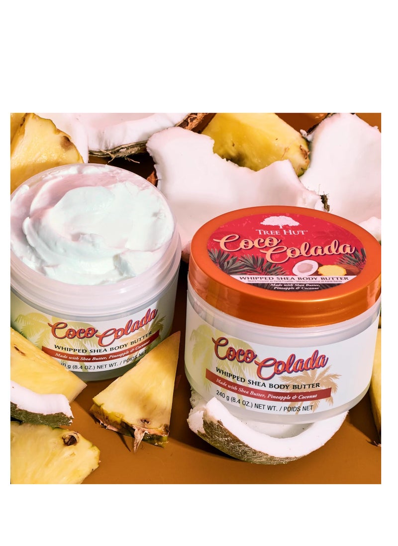 Tree Hut Tree Hut Coco Colada Whipped Shea Body Butter, 8.4oz, with Natural Shea Butter for Nourishing Essential Body Care  - Image 4