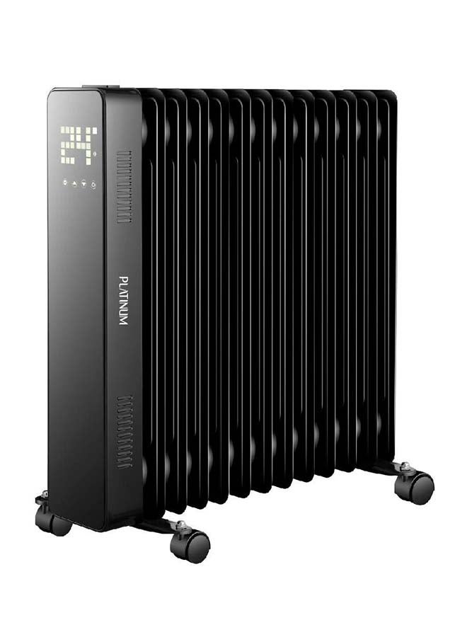 Platinum سخان زيت 13 شفة 2500 واط أسود - Image 2