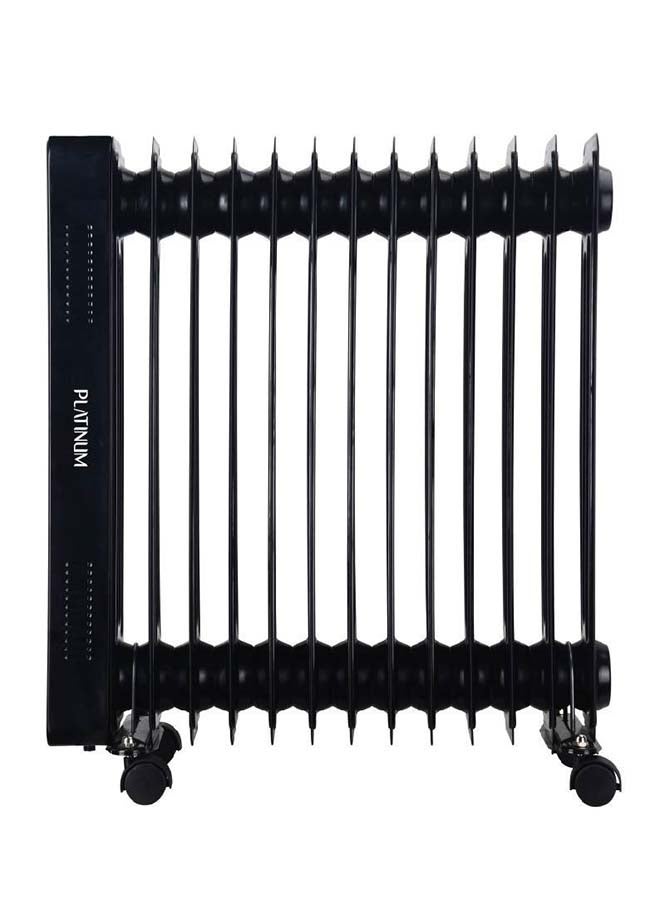 Platinum سخان زيت 13 شفة 2500 واط أسود - Image 3