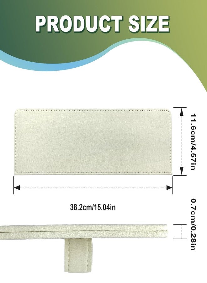 LTDCVTR Car Sun Visor Extender, Anti-Glare Sunvisor Extension Shade Attachment for Safe Driving, Clip-On Sun Blocker Sunshade Extender Accessories Universal for SUV, Truck, Sedan(Beige) - Image 2