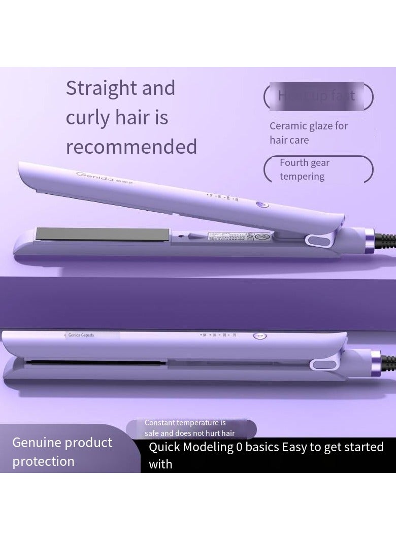 general 2-in-1 Ionic Hair Straightener & Curling Iron – Dual Styling with Ceramic Plates - Image 2