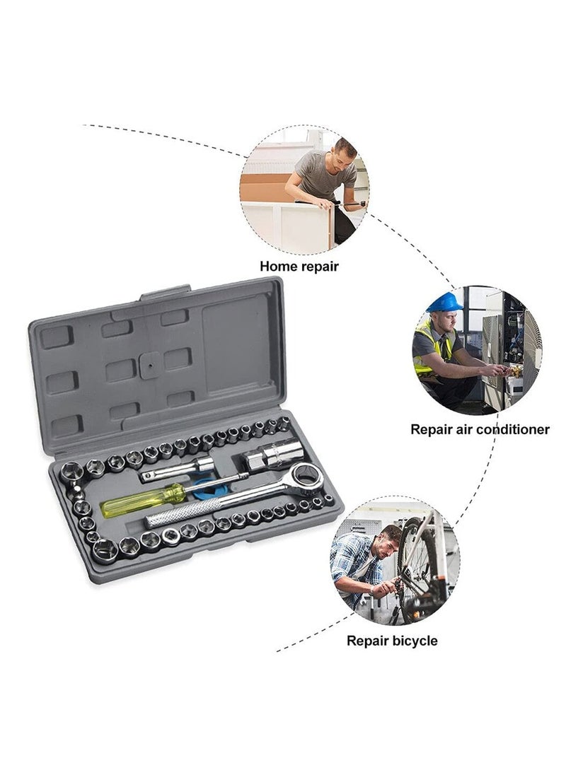 Generic Driver set 40 pcs combination socket wrench set  - Image 4