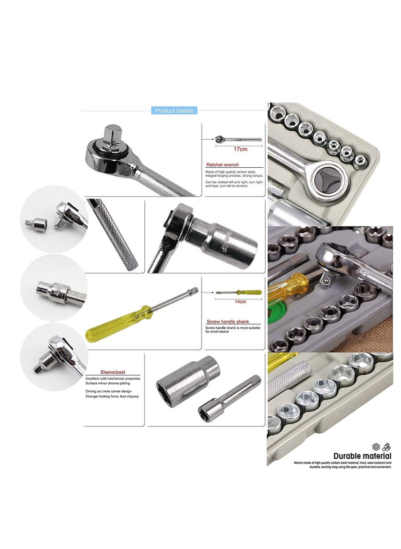 Generic Driver set 40 pcs combination socket wrench set  - Image 5