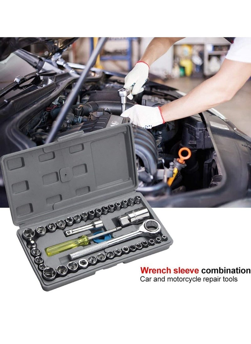 Driver set 40 pcs combination socket wrench set