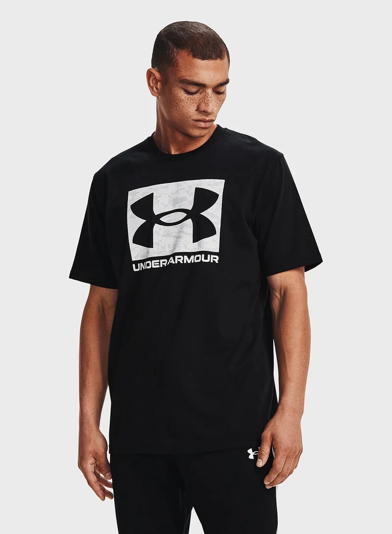 UNDER ARMOUR Camo Boxed Logo T-Shirt