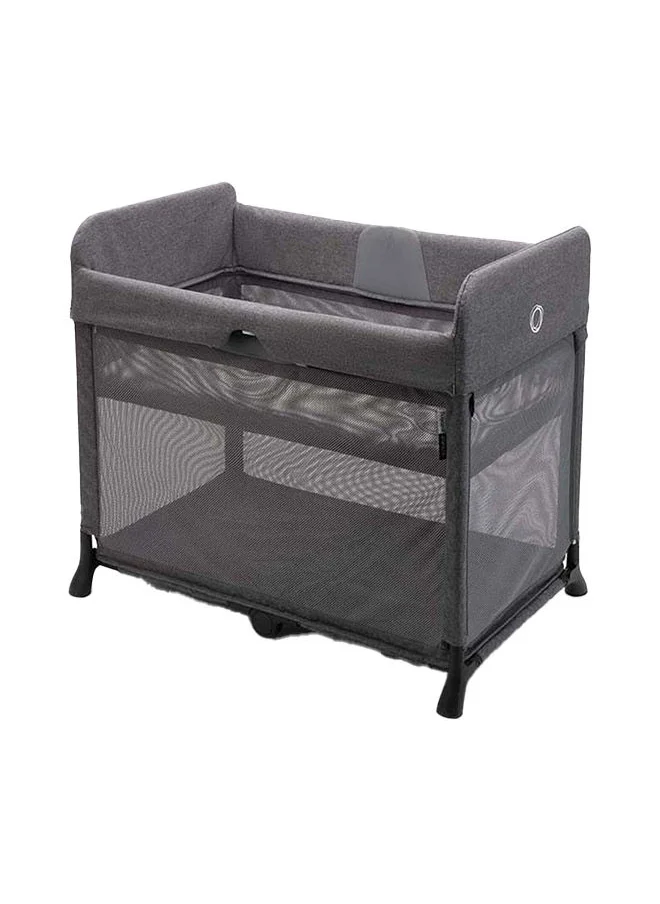 بوجابو Stardustall - In - One, Quick To Assemble, Pop - Up Travel Cot And Playpen For Babies And Toddlers With Mattress And Zip - In Bassinet - Grey Melange