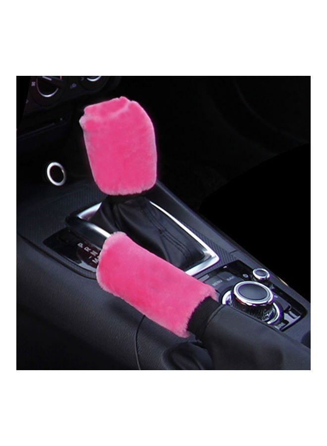 Fluffy 3 pcs Steering Wheel / Handbrake / Gear Shift Cover - Image 5