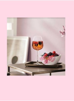 Villeroy & Boch 4-Piece Rose Gardern Red wine glass  - Image 3
