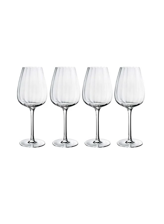 Villeroy & Boch 4-Piece Rose Gardern Red wine glass